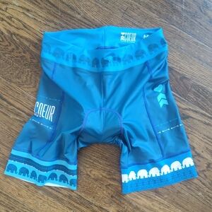 Coeur Women's Blue Bike Shorts